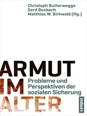 cover image of Armut im Alter
